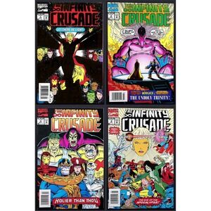Marvel Comic Book The Infinity Crusade #1 3 4 5 Lot Newsstand 1993